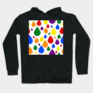 Raining Pride (on white) Hoodie